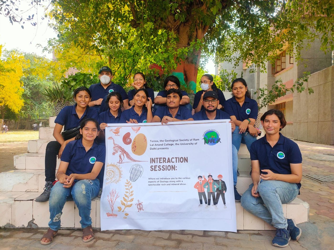 Terre-X Geological Society team at an interaction session
